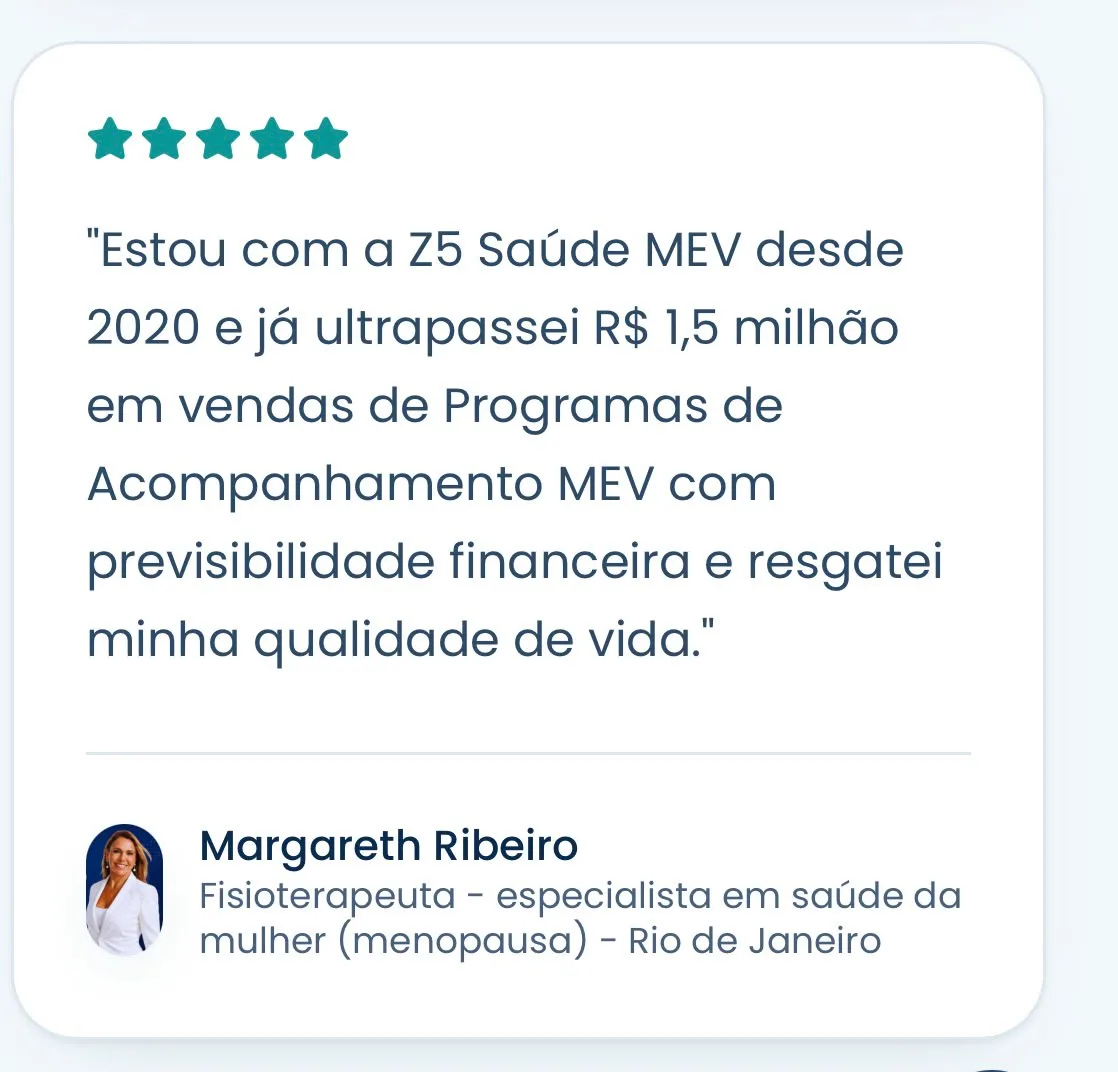 Depoimento de Margareth Ribeiro, fisioterapeuta especialista em saúde da mulher no Rio de Janeiro